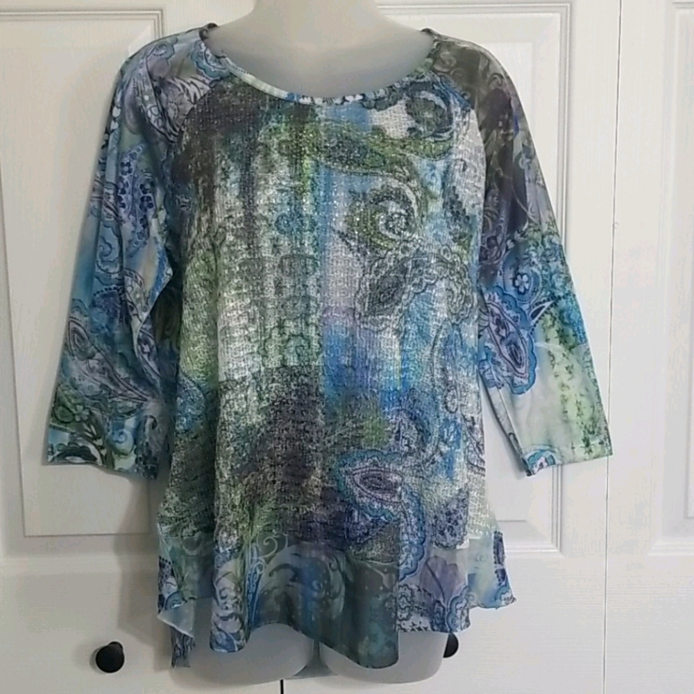 Christopher and Banks Multi Color Top